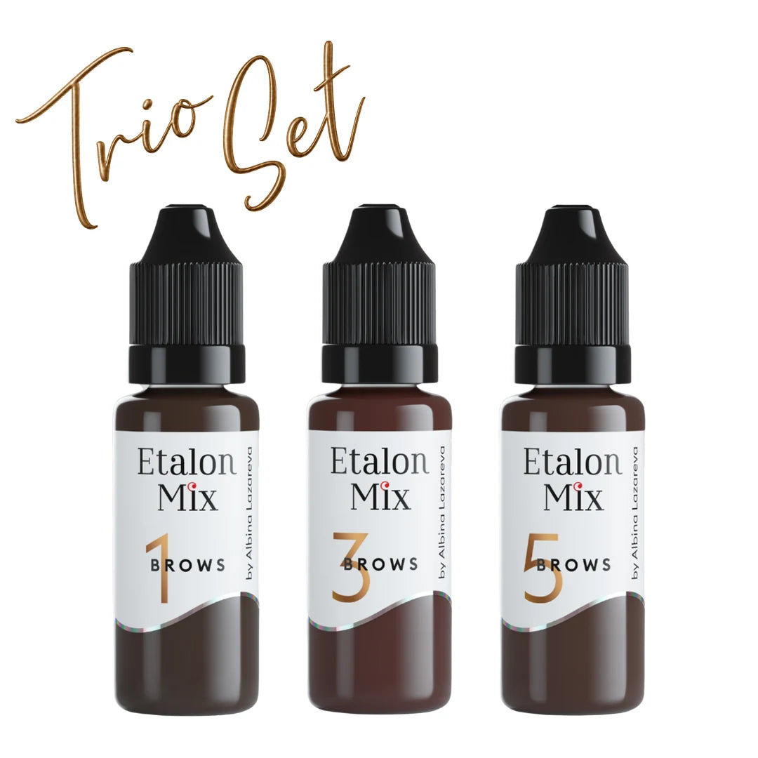 Etalon Mix Brow Hybrid Series Trio – tre flaconi set sopracciglia ibridi