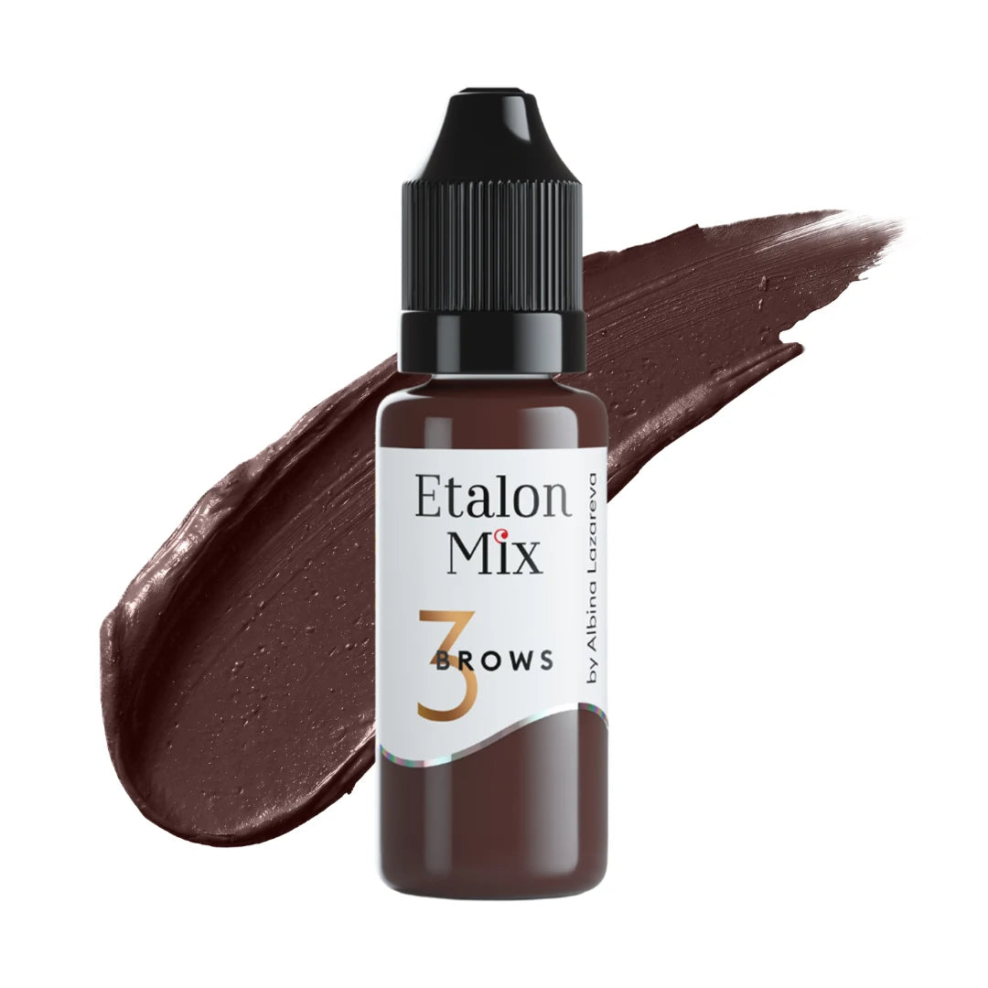 Etalon Mix Cognac N°3 – flacone e campione colore Cognac