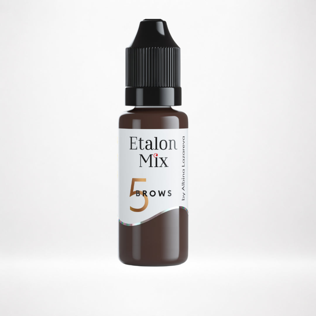 Etalon Mix Dark Chocolate N°5 – Flakon des PMU Augenbrauenpigments