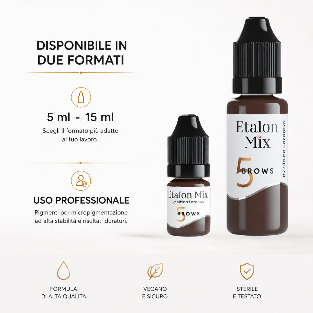 Etalon Mix Dark Chocolate N°5 – formati da 5 ml e 15 ml