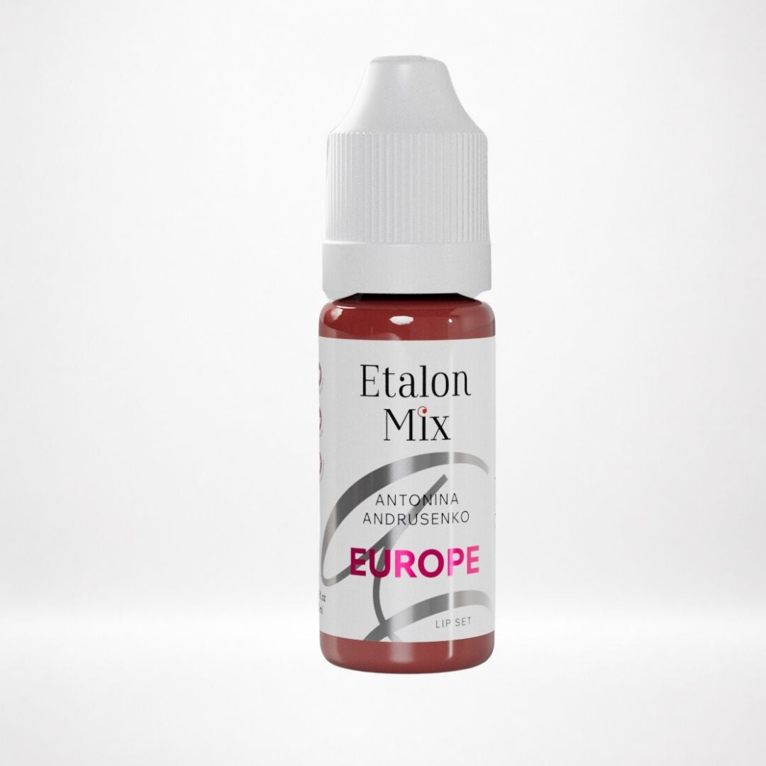 Flacone Etalon Mix Europe pigmento PMU labbra rosa-rosso-marrone
