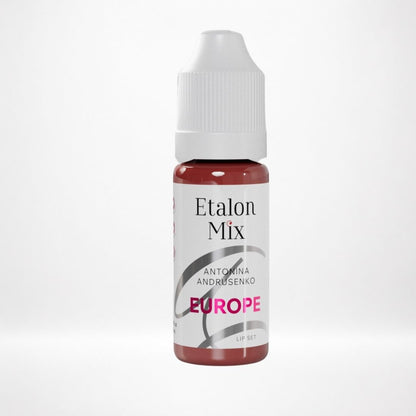 Flacone Etalon Mix Europe pigmento PMU labbra rosa-rosso-marrone
