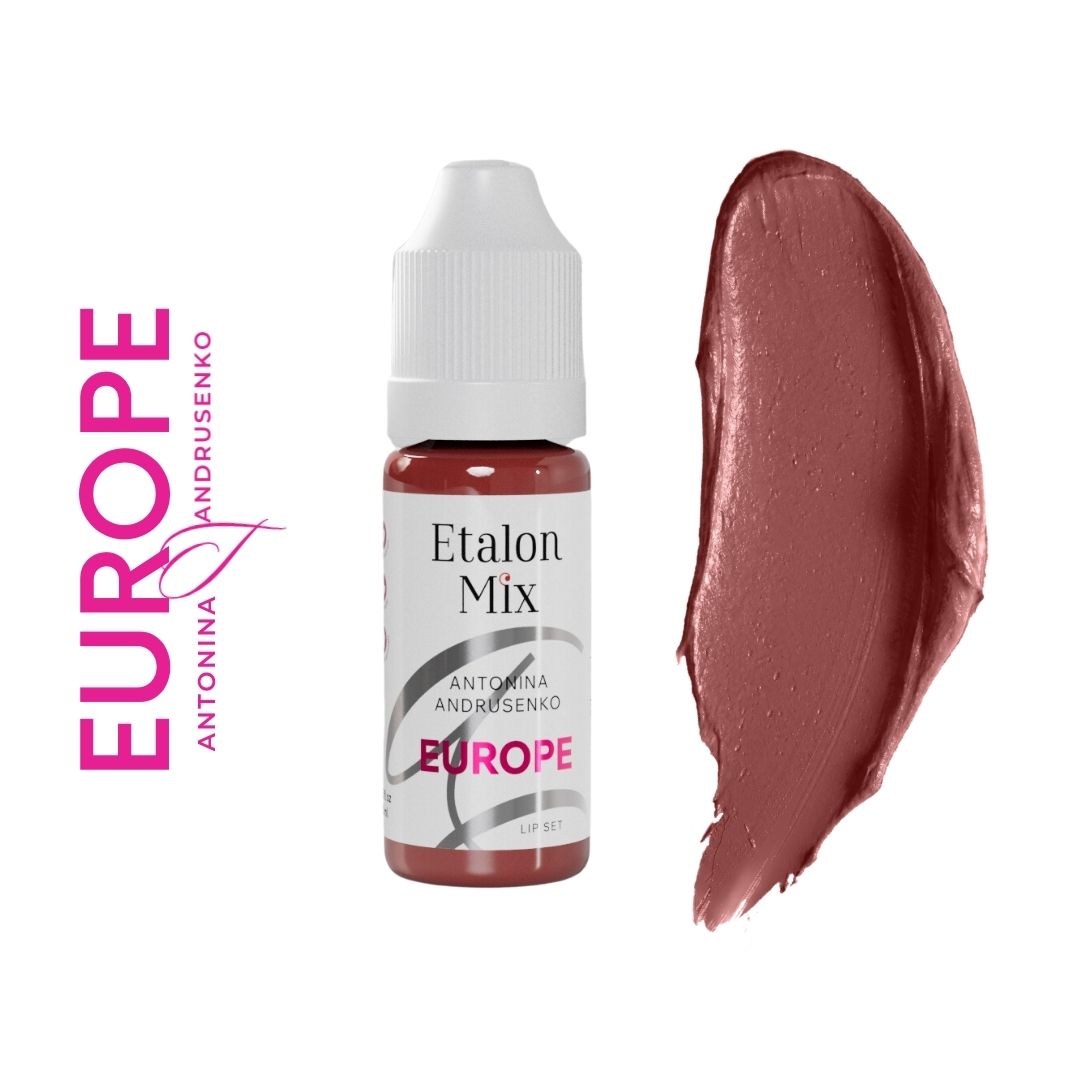 Swatch Etalon Mix Europe rosa-rosso-marrone scuro

