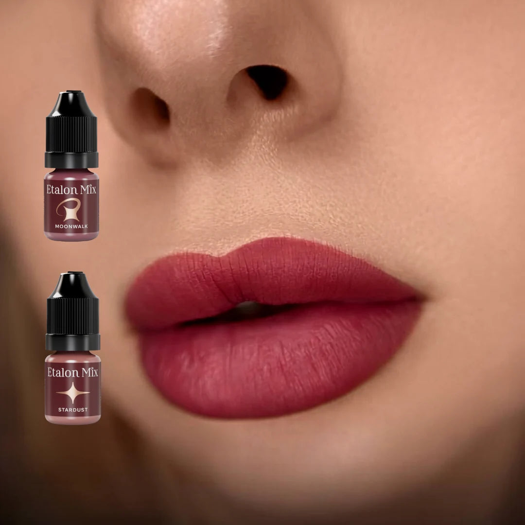 Etalon Mix Favor Moonwalk PMU Lippenpigment – Behandlungsbeispiel