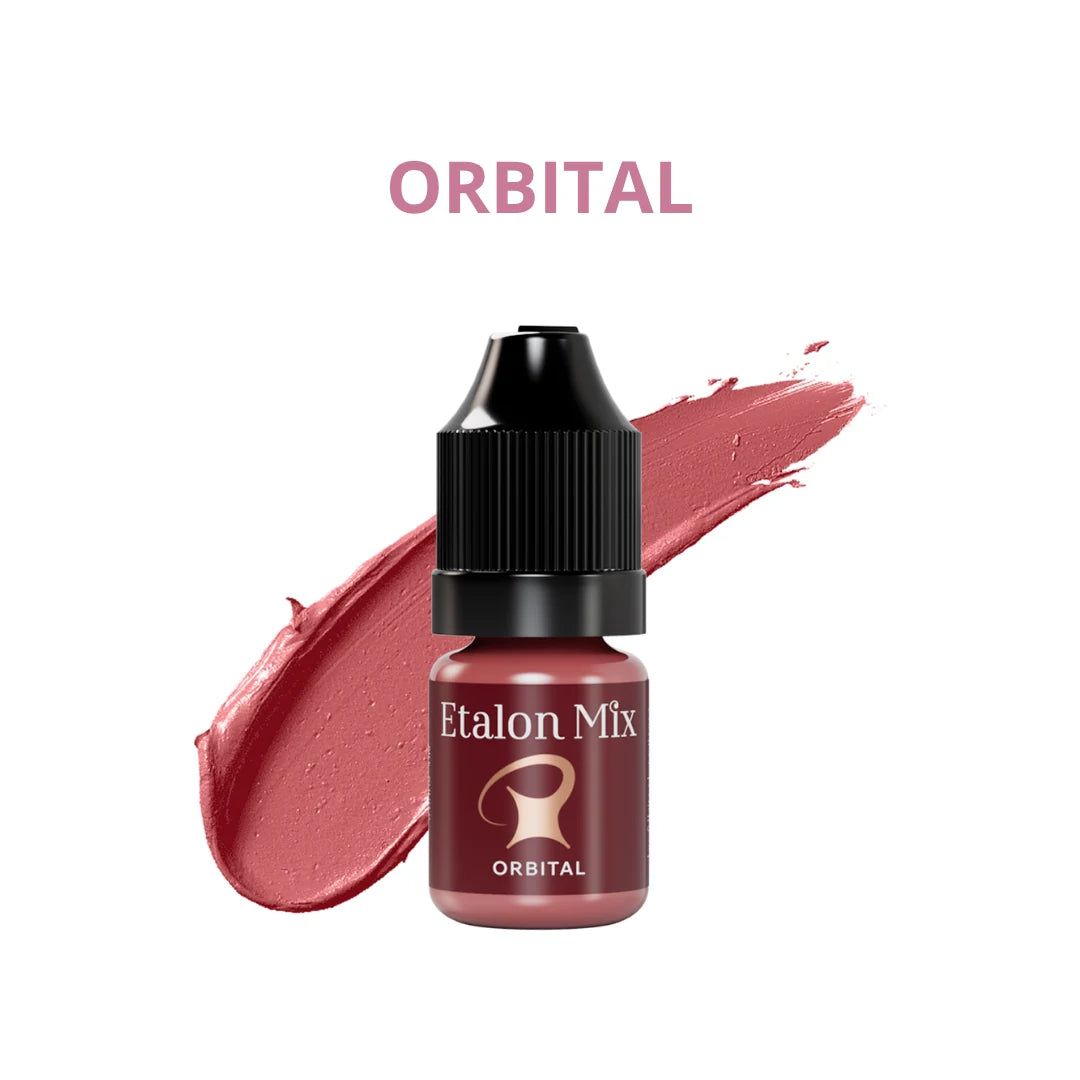 Etalon Mix Favor Orbital pigmento PMU labbra – flacone e campione colore