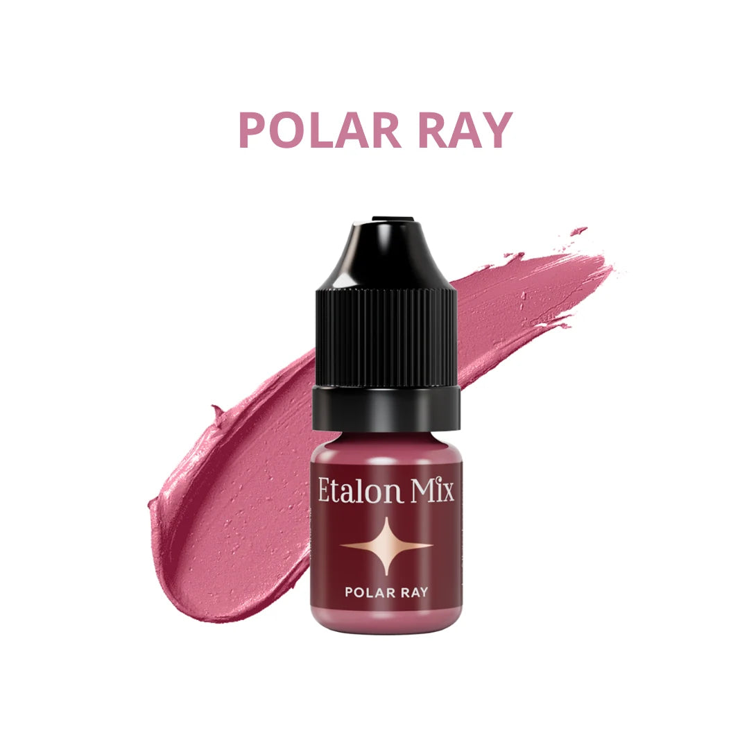 Etalon Mix Favor Polar Ray PMU Lippenpigment – Flakon und Farbmuster