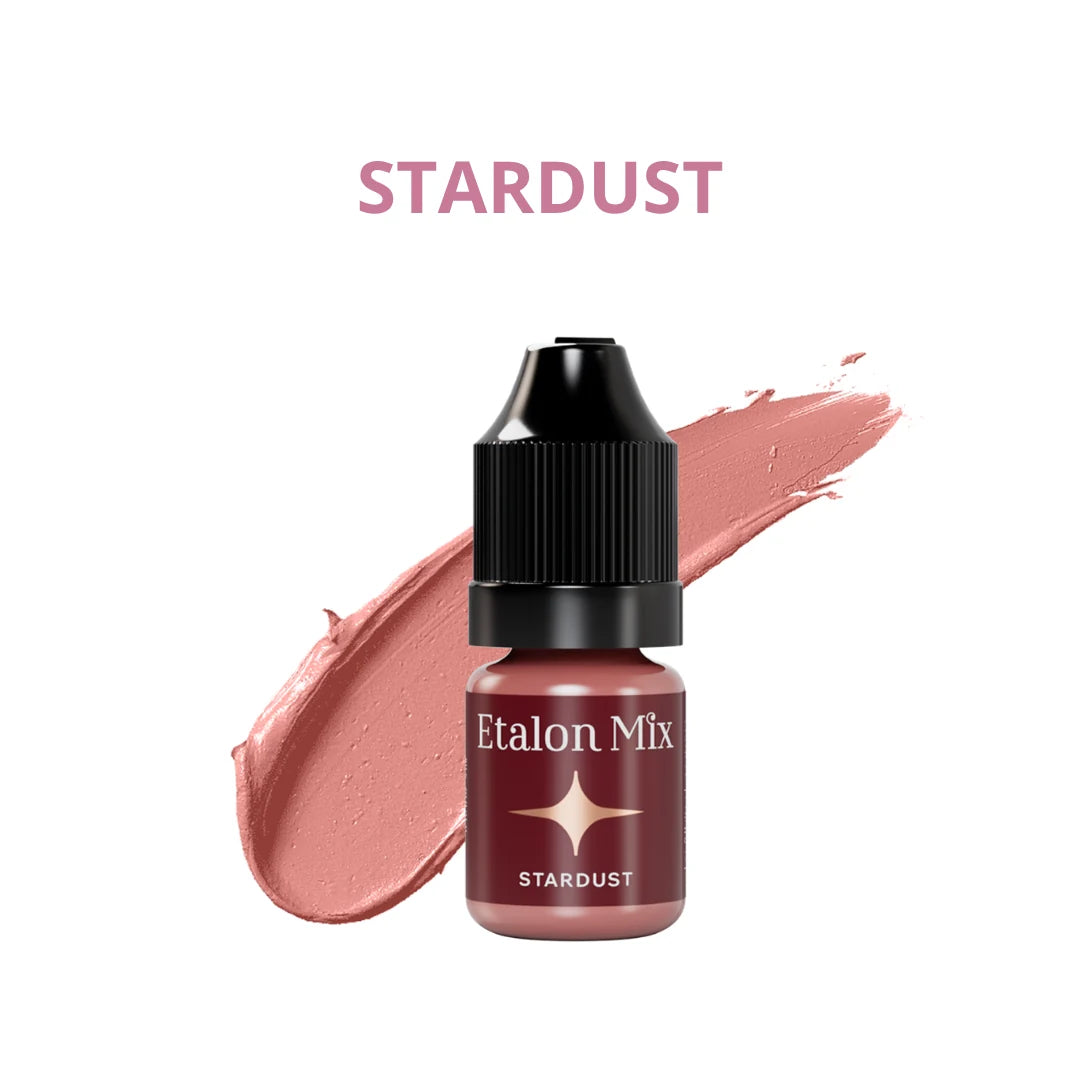 Etalon Mix Favor Stardust PMU Lippenpigment – Flakon und Farbmuster