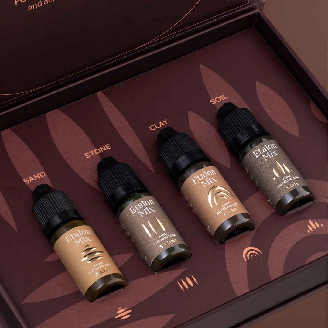 Etalon Mix Hyper Realism Set für Augenbrauen – Flakondetail im Hyper Realism Set