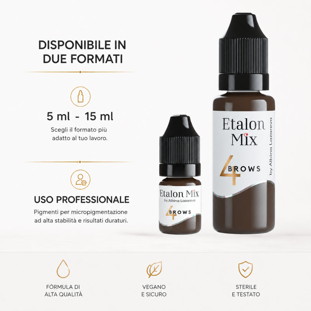 Etalon Mix Light Brown N°4 – formati da 5 ml e 15 ml