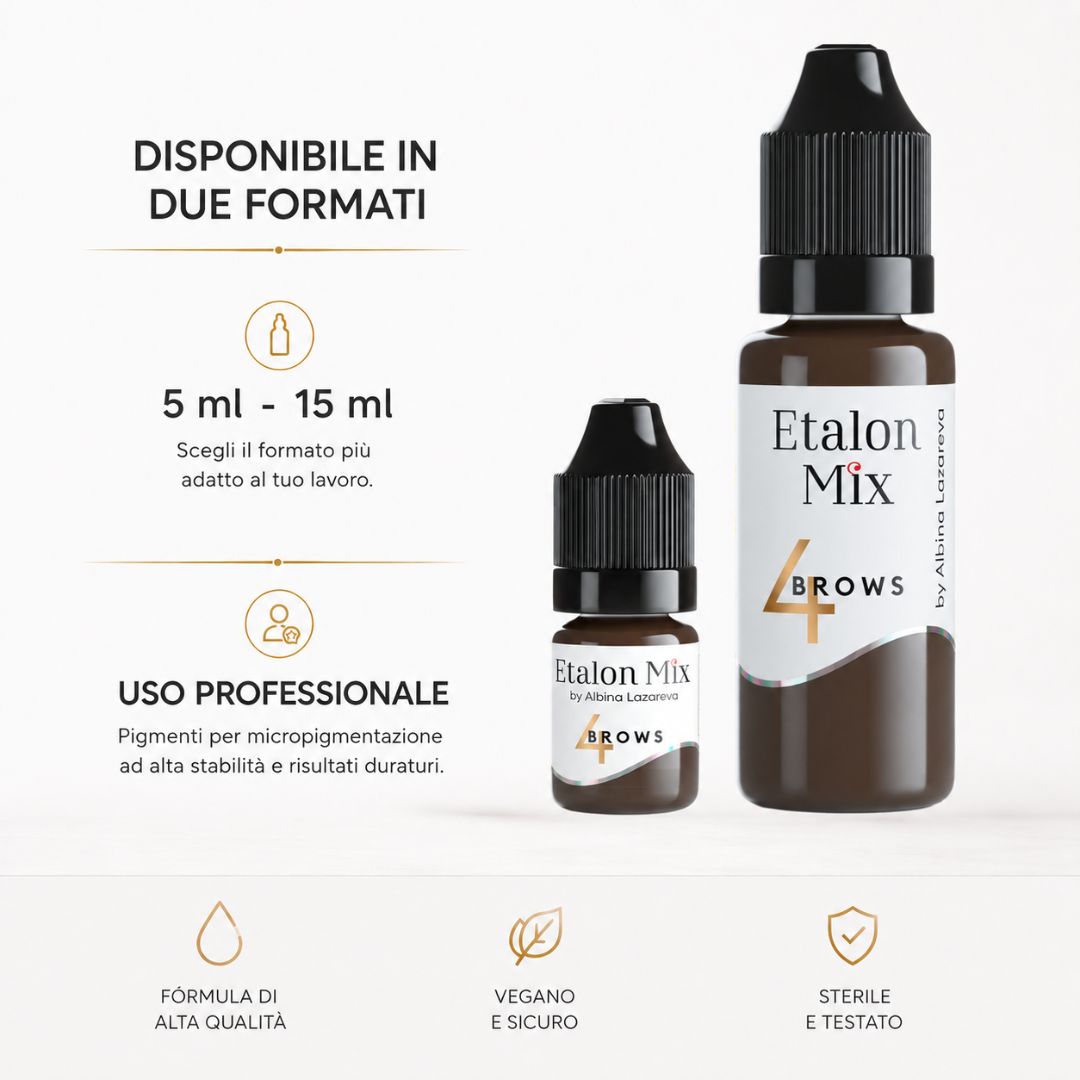 Etalon Mix Light Brown N°4 disponibile nei formati 5 ml e 15 ml
