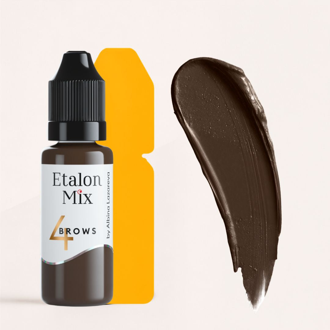 Swatch Etalon Mix Light Brown N°4 marrone chiaro