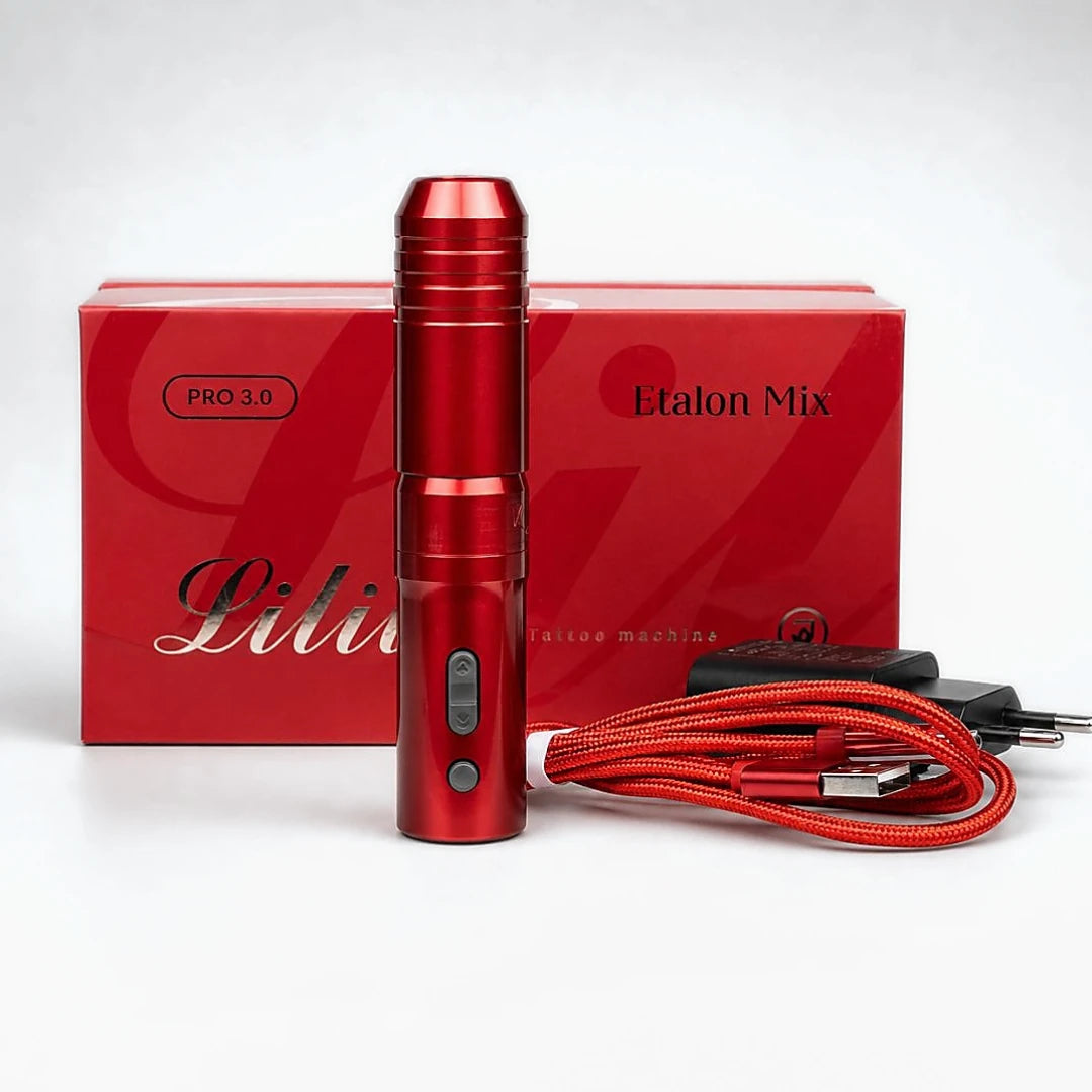 Etalon Mix Lilit Pro rosso con confezione e accessori di ricarica
