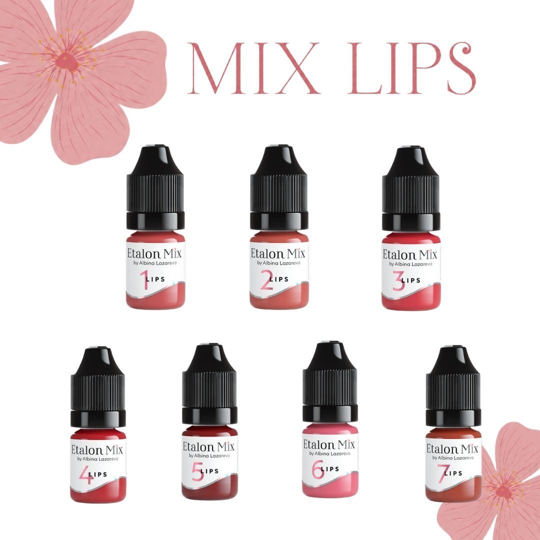 Collezione pigmenti labbra Etalon Mix Lips.