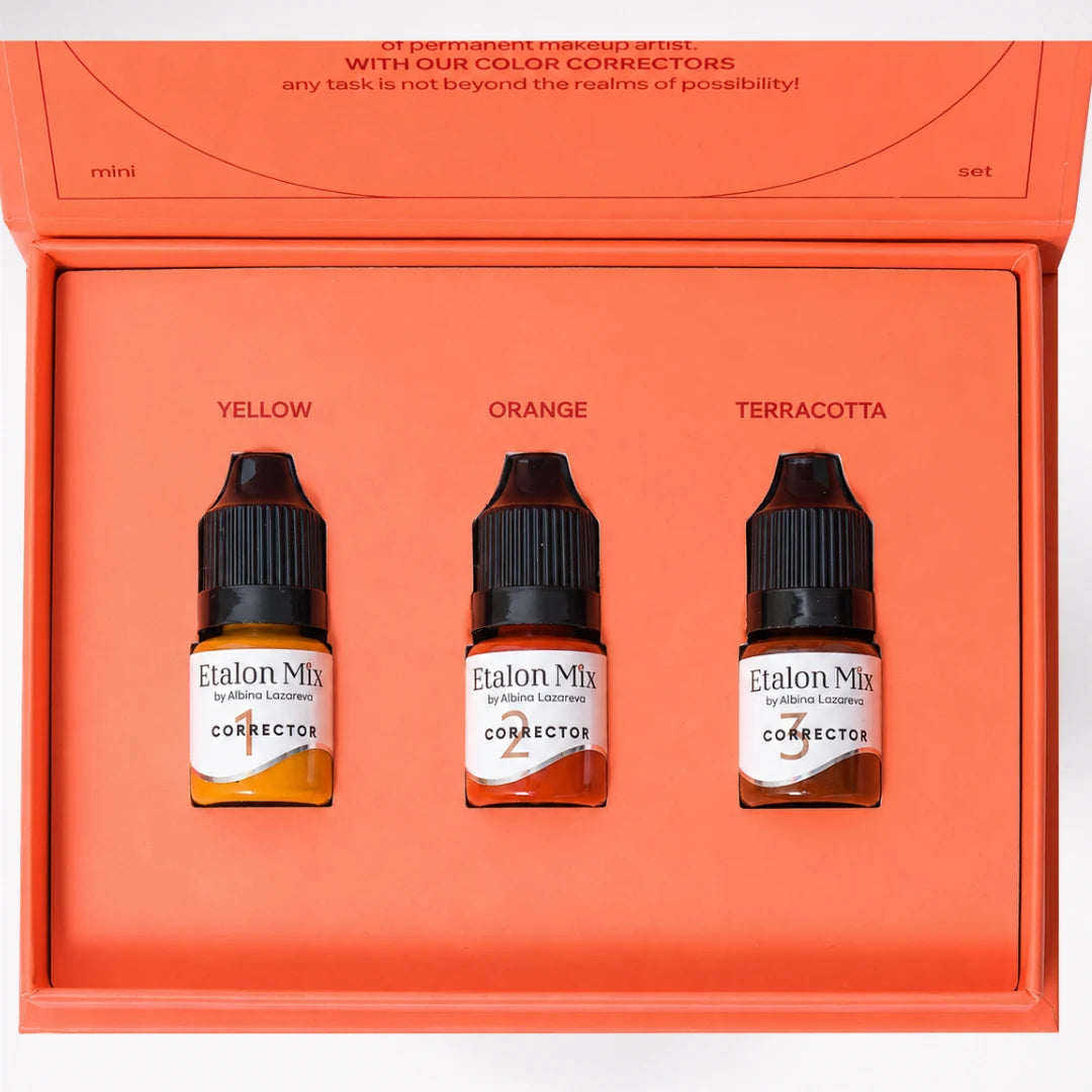 Etalon Mix Set Correttori PMU – set aperto Yellow Orange Terracotta