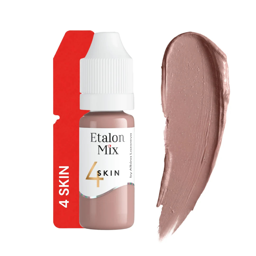 Etalon Mix Skin 4 pigmento PMU camouflage – flacone e campione colore