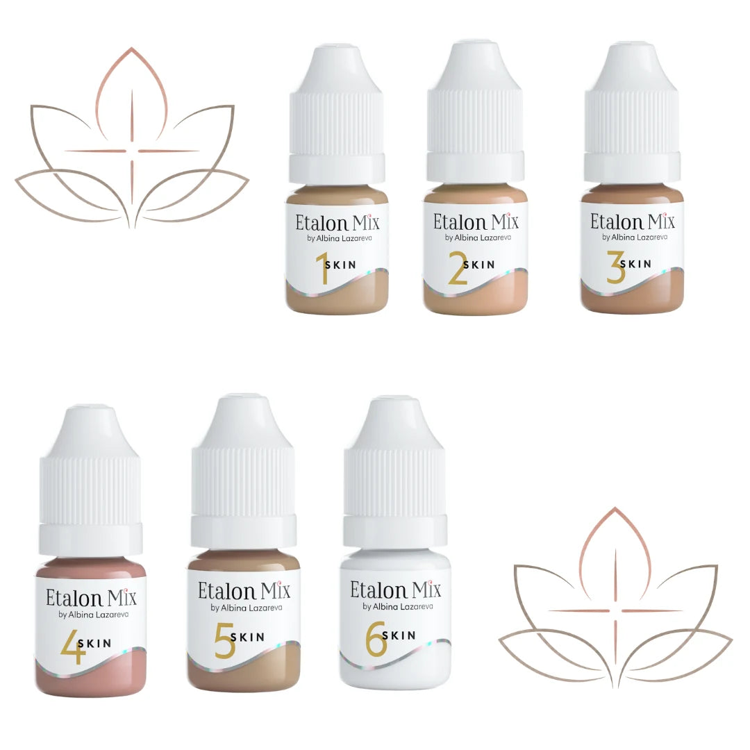 Etalon Mix Skin Set – palette sei pigmenti camouflage Skin