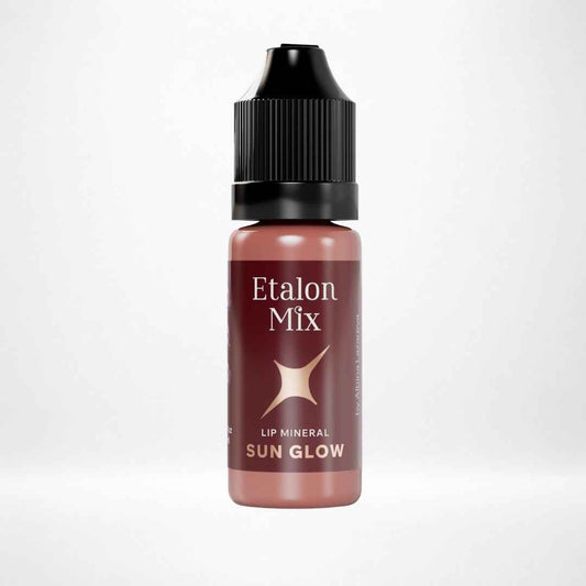 Flacone Etalon Mix Favor Sun Glow, pigmento PMU labbra pesca chiaro caldo