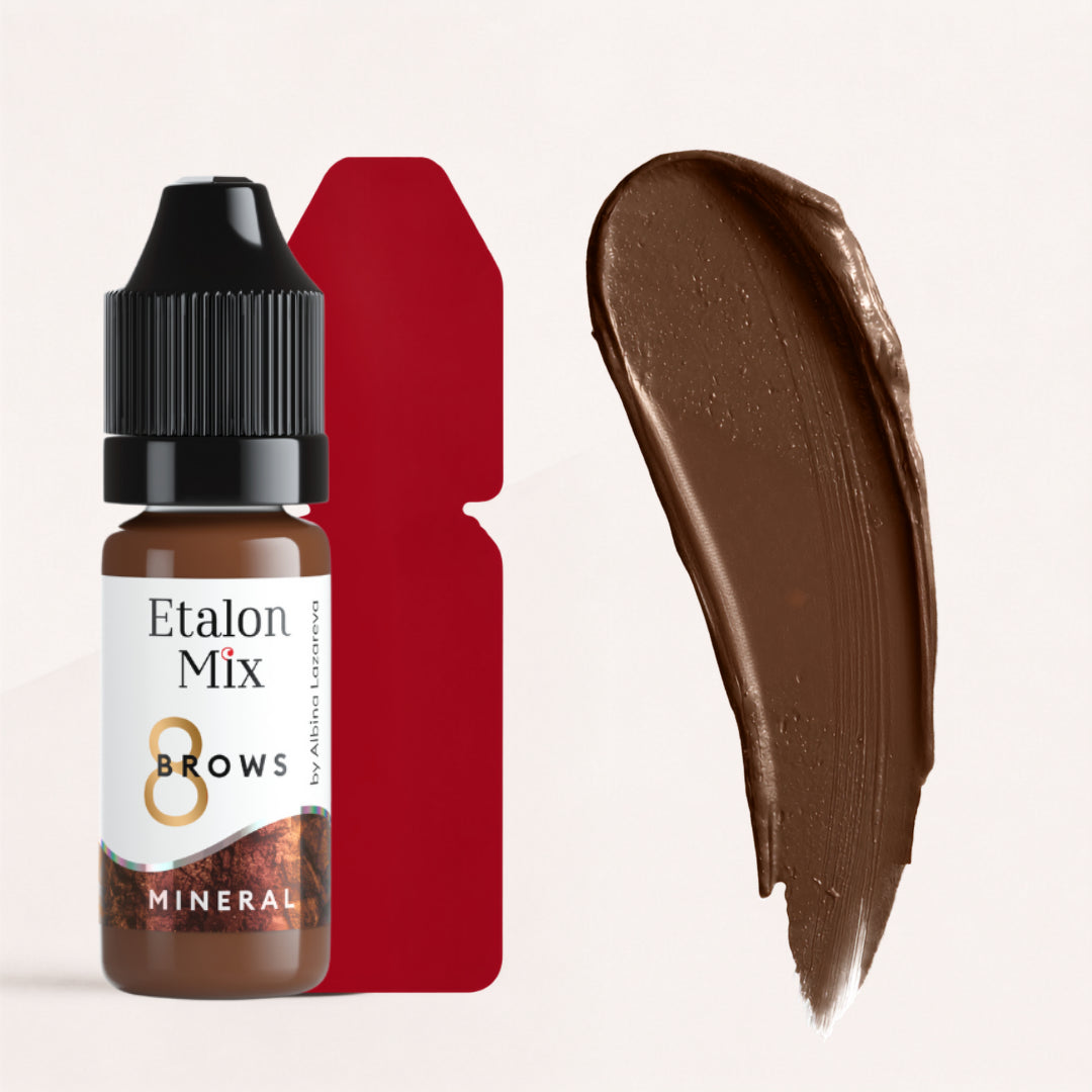 Etalon Mix Tiziano N°8 – Flakon und Farbmuster