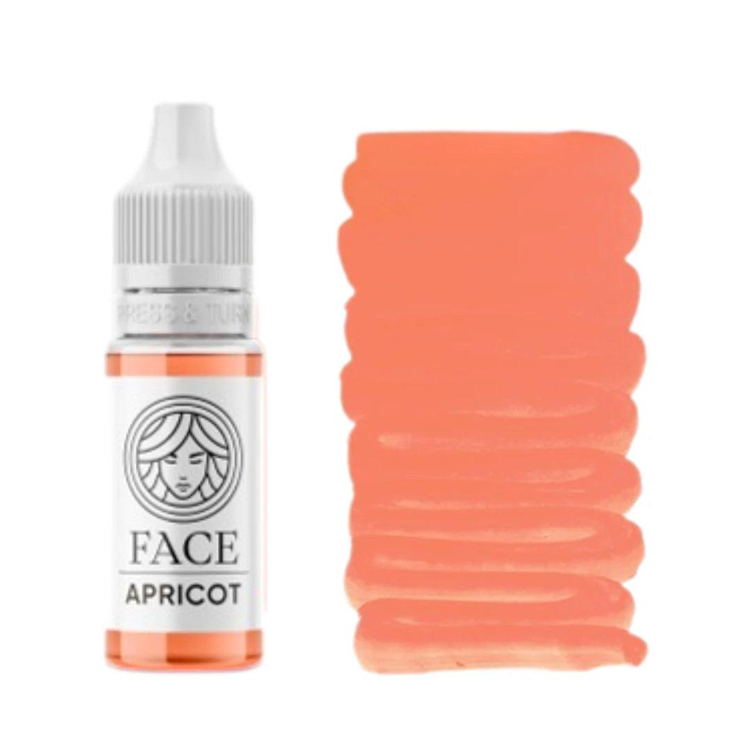 FACE Apricot – Hybrides PMU-Lippenpigment in warmem Aprikot