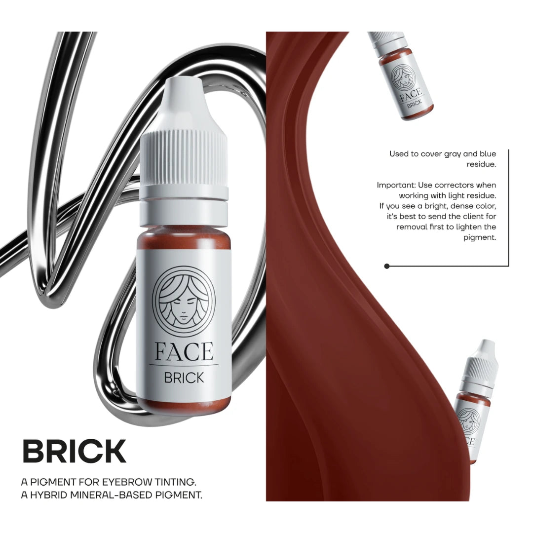 FACE Brick – PMU-Hybridpigment warmes Ziegelorange