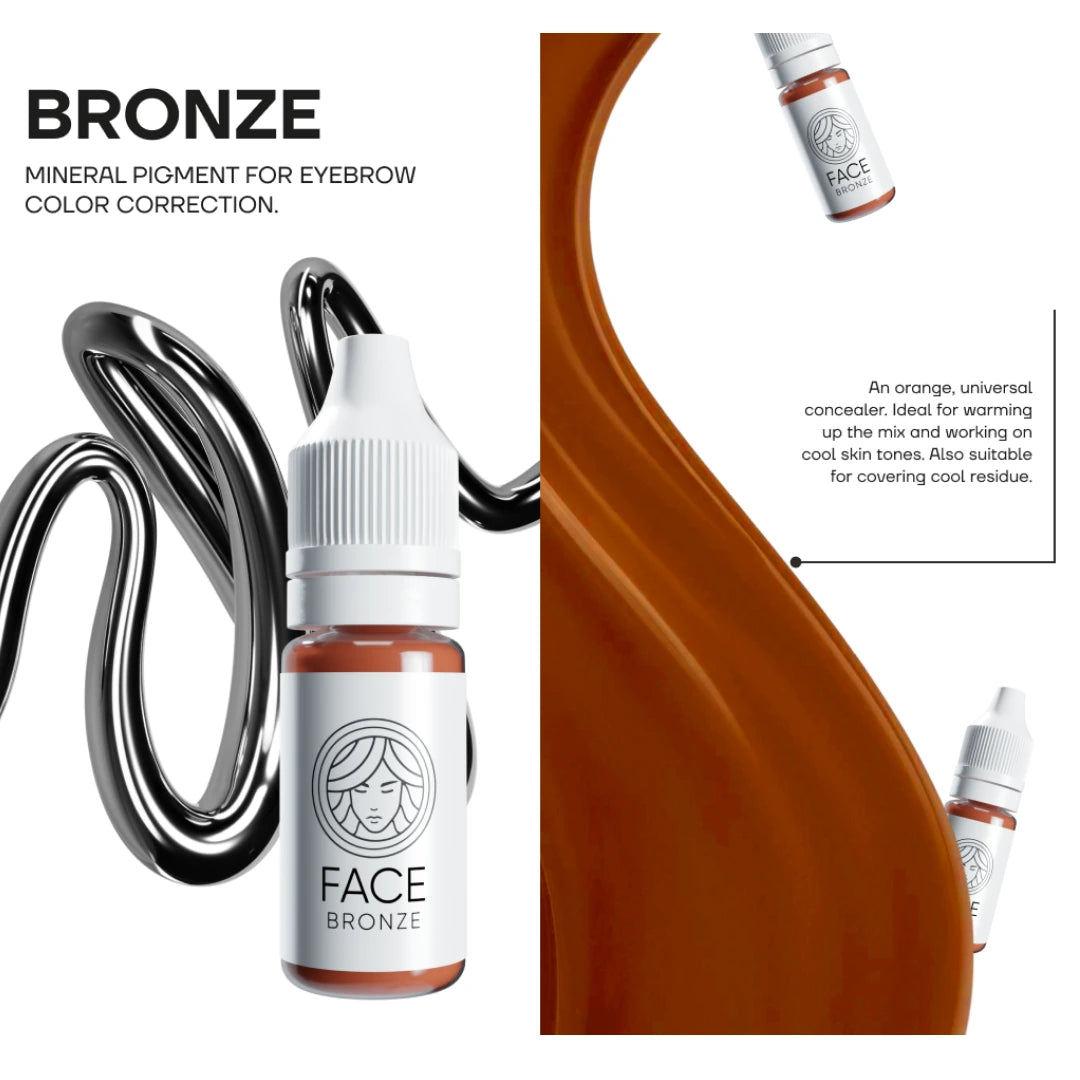 FACE Bronze: tavola illustrativa di miscele