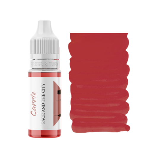 Pigmento PMU labbra Face Carrie organico tonalità rosa naturale resa colore e caratteristiche per lip blush