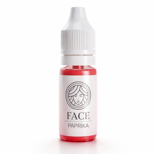 FACE Hybrid PAPRIKA pigmento PMU labbra rosso-rosa caldo saturo uso professionale conforme REACH