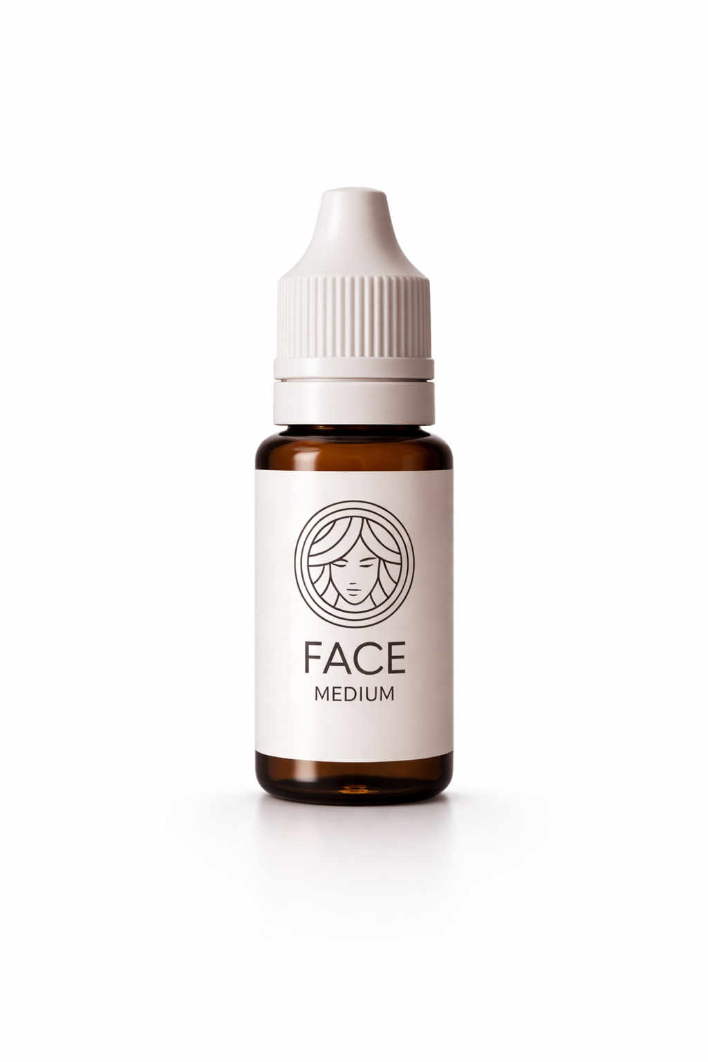 FACE Mineral MEDIUM pigmento PMU sopracciglia marrone medio neutro 6 ml conforme REACH