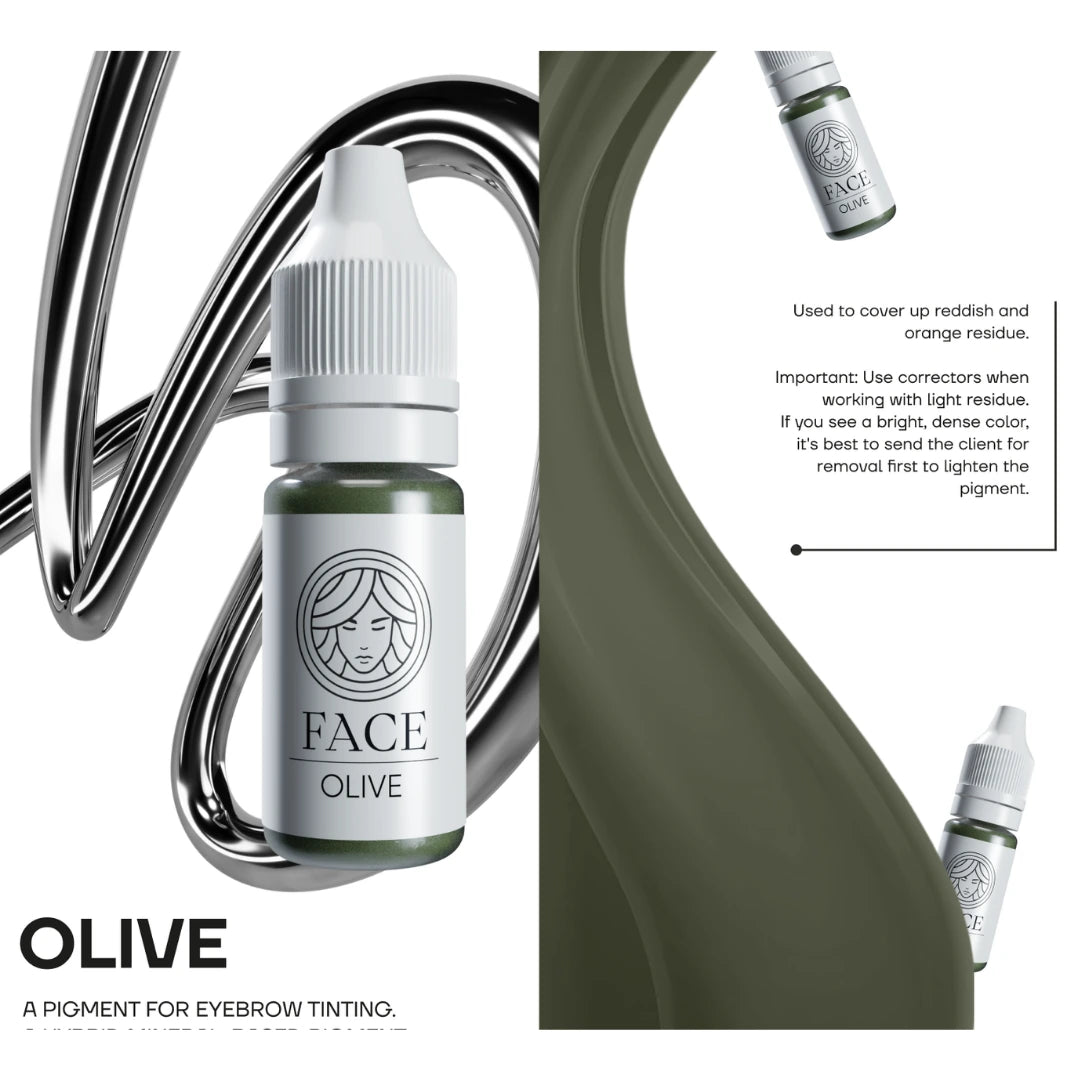 FACE Olive - Hybrider PMU-Korrekturpigment grün