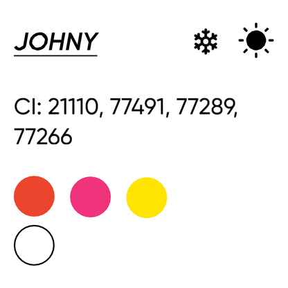 FACE Johnny – scheda cromatica