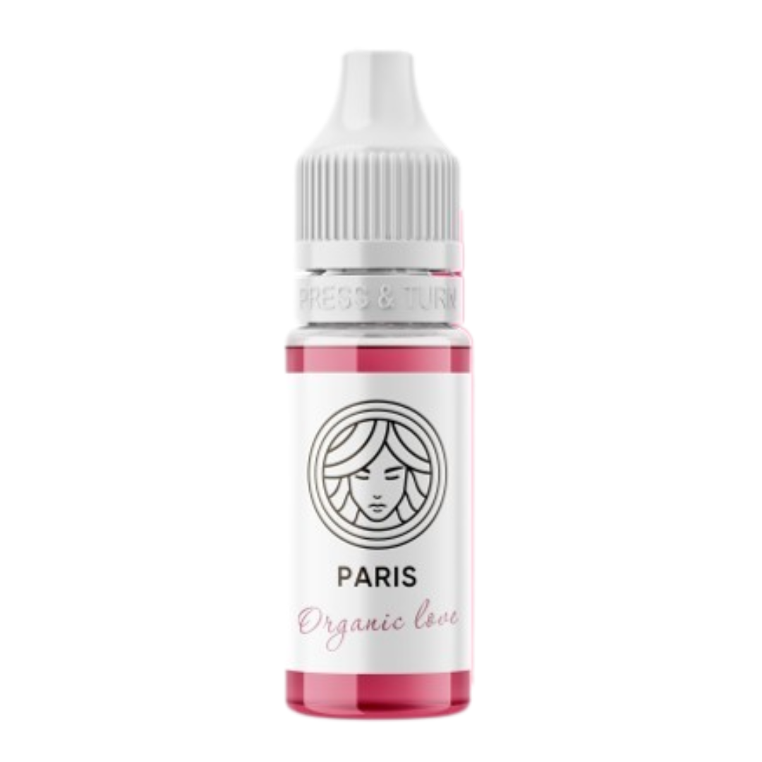 Pigmento PMU labbra FACE Paris flacone professionale formula ibrida rosa acceso tonalità bacca