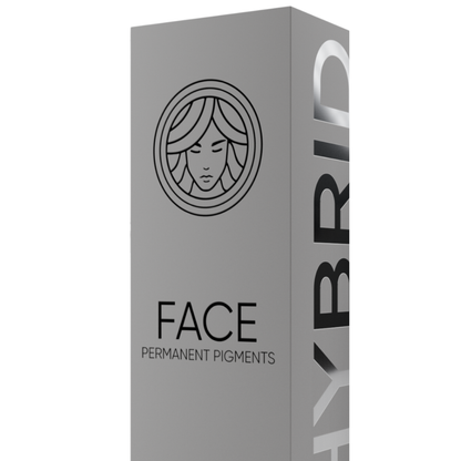 Confezione grigia FACE Permanent Pigments per pigmenti da trucco permanente e dermopigmentazione.
