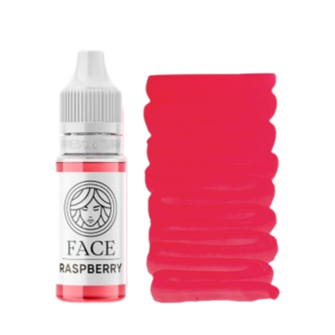 FACE Raspberry - Kaltes, intensives hybrides Lippen-PMU-Pigment in Rosa