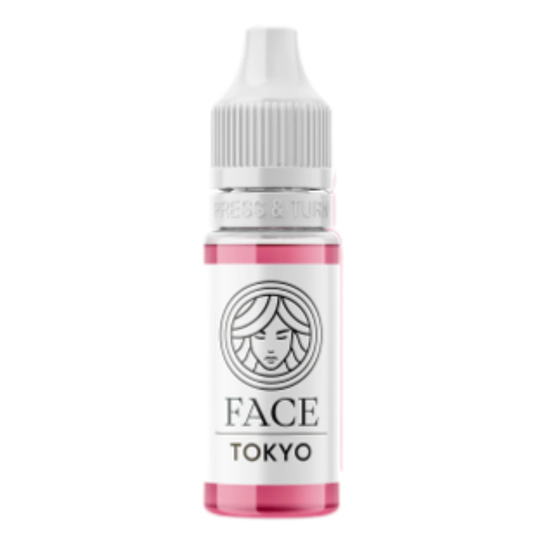 FACE Tokyo - Hybrides PMU-Lippenpigment, intensives kühles Rosa