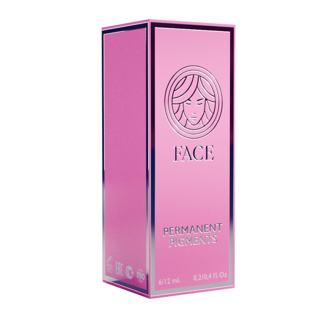 Pigmento PMU labbra FACE Victoria 6 ml 12 ml marrone rosato neutro packaging originale professionale