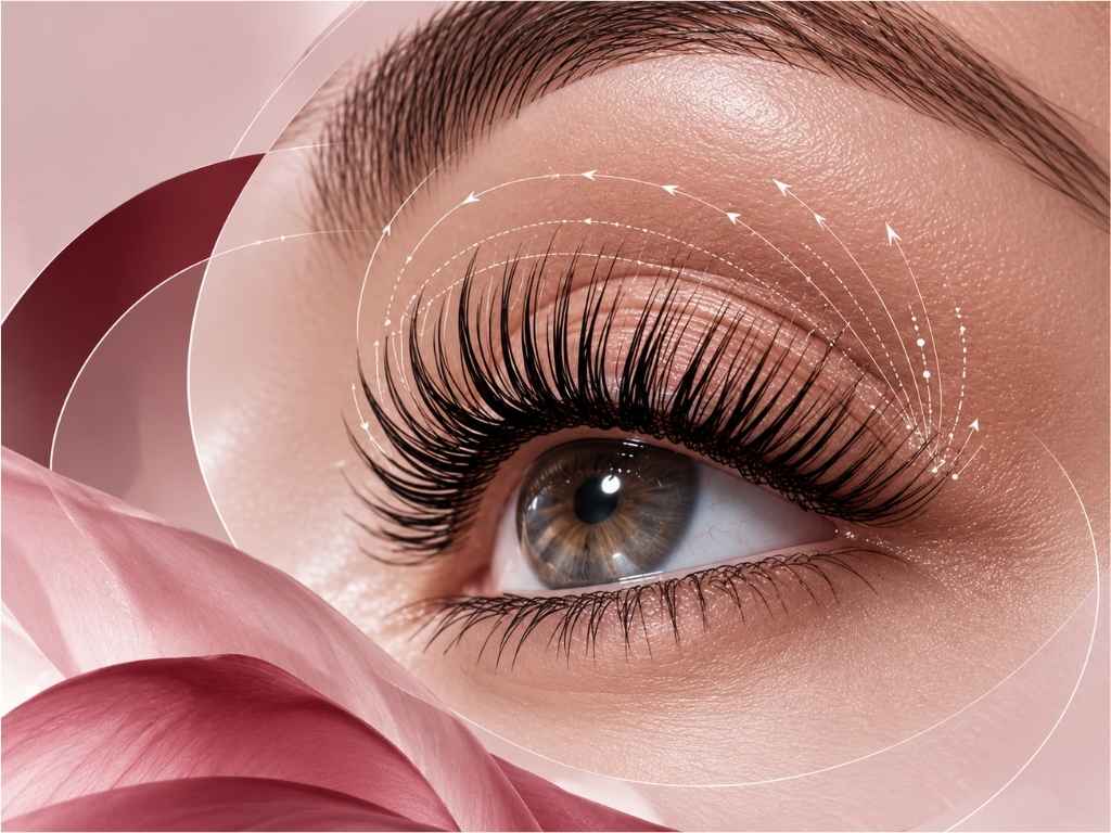 Guida alla laminazione ciglia: dettaglio di ciglia incurvate e definite