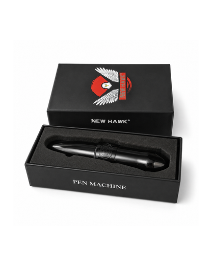 New Hawk Rocket M8 pen machine nera con cavo e confezione per PMU e tattoo
