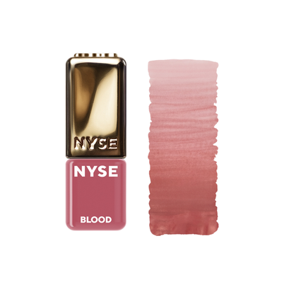 Pigmento PMU labbra NYSE Blood con swatch rosa pastello caldo per lip blush soft e trucco permanente professionale