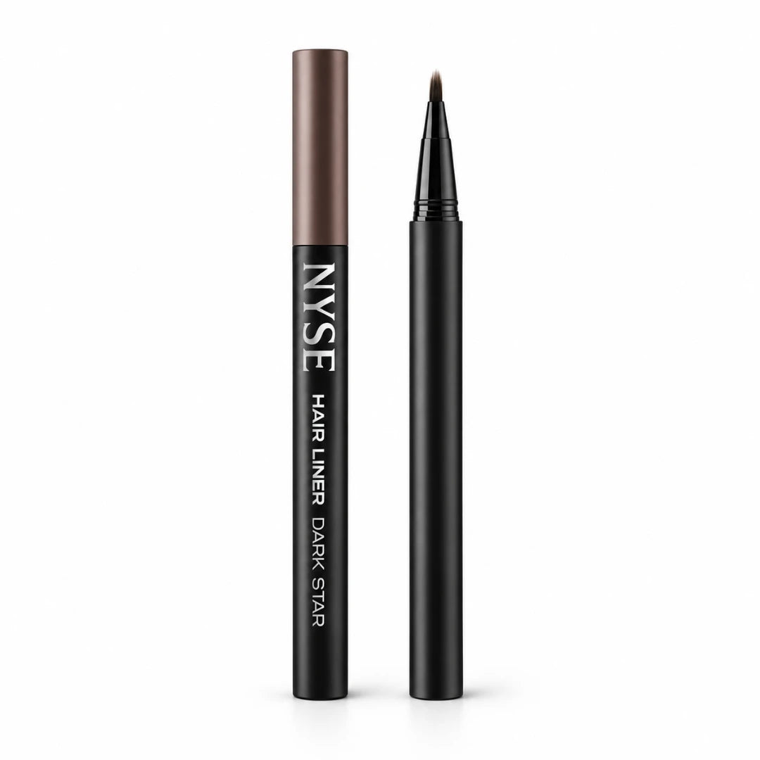 NYSE Hair Liner pennarello sopracciglia Star Dark – flacone e colore