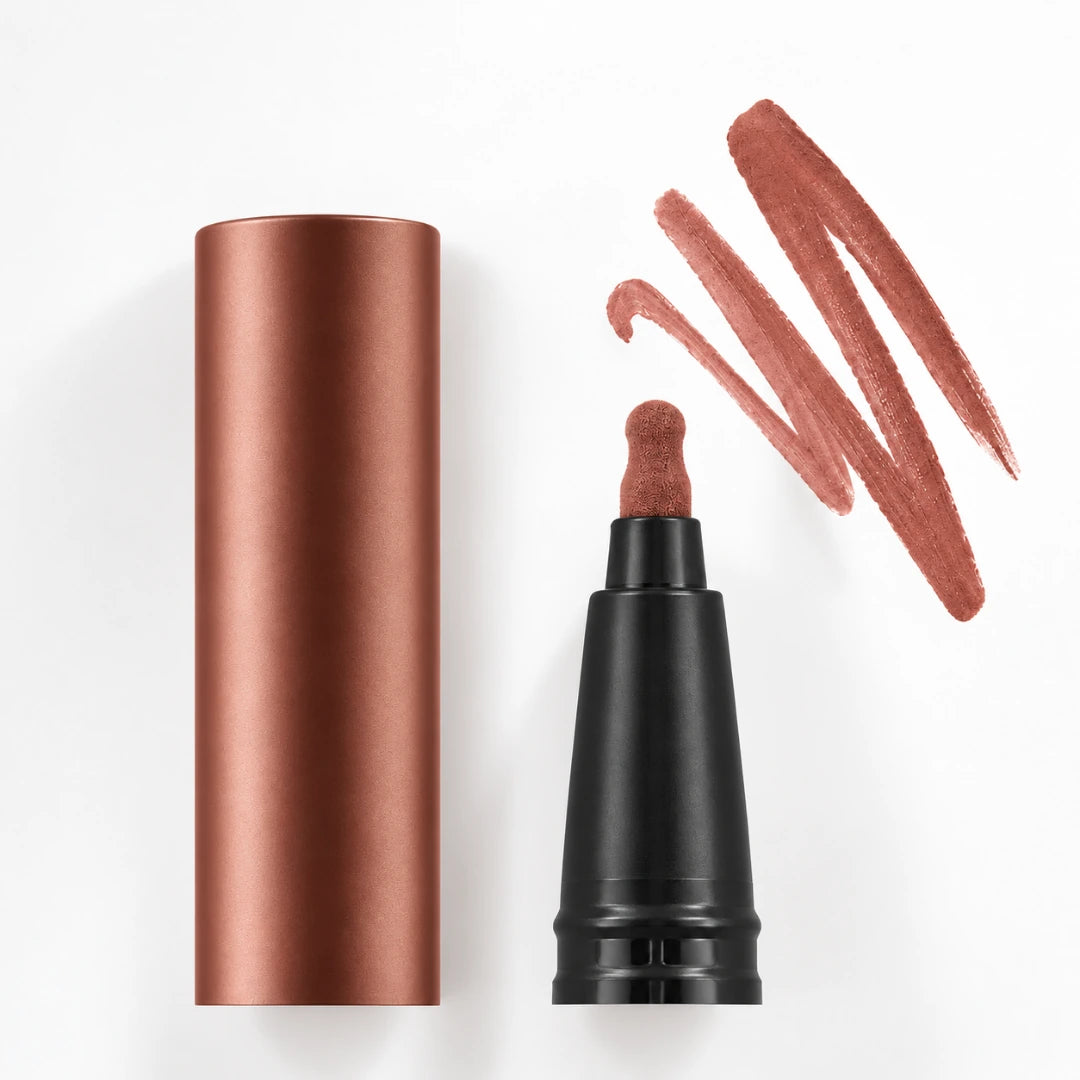 NYSE Lip Pen Liner pennarello contorno labbra Natural – applicatore e texture