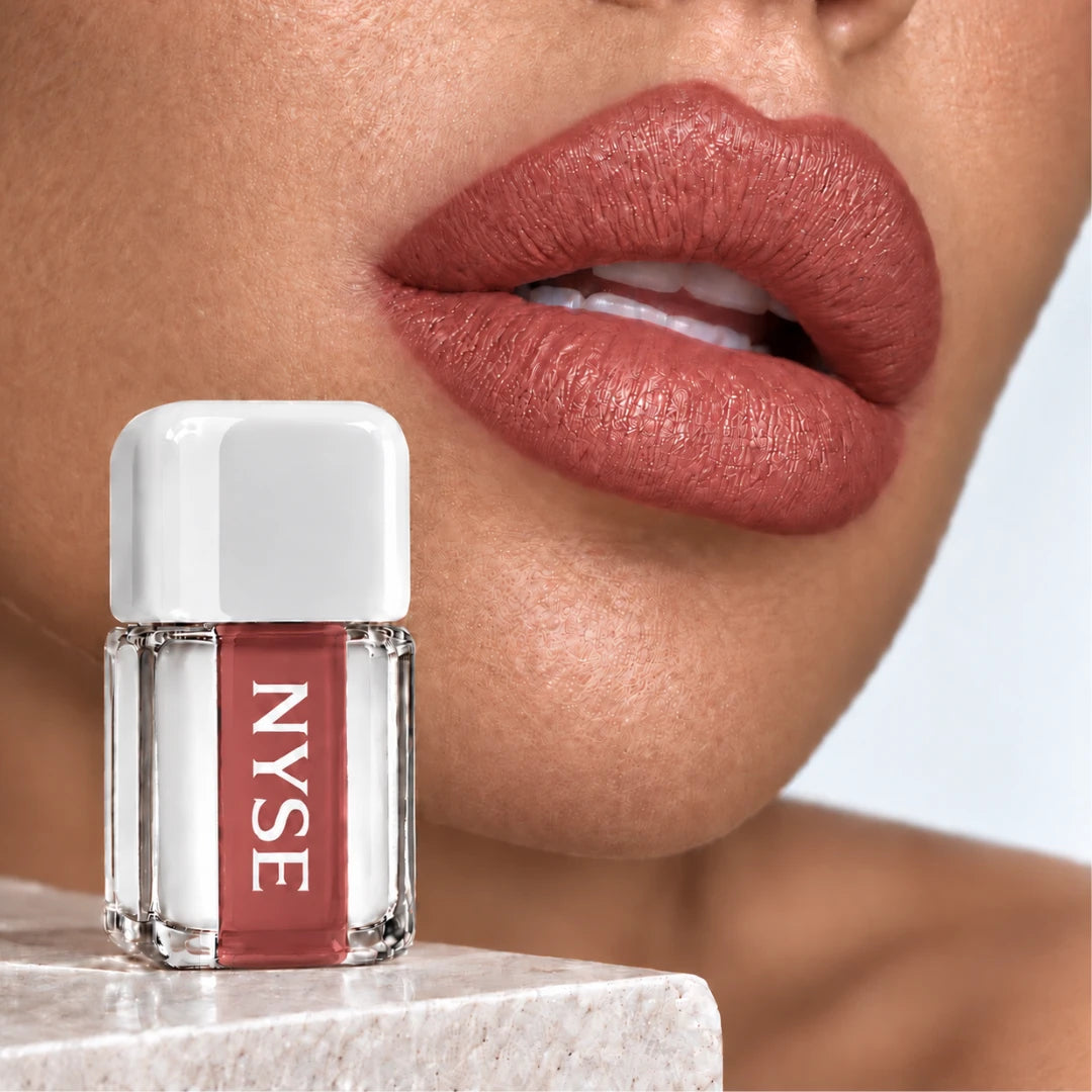 NYSE Lip Tints tinta labbra LT07 Love – esempio make-up