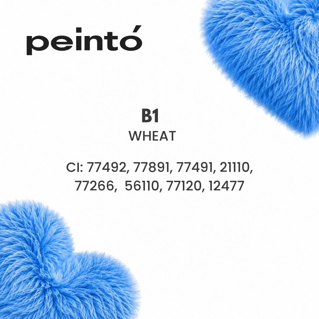 Color Index del pigmento PMU Peinto B1 Wheat per sopracciglia.
