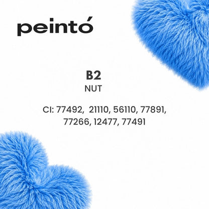 Color Index del pigmento ibrido Peinto B2 Nut per sopracciglia.
