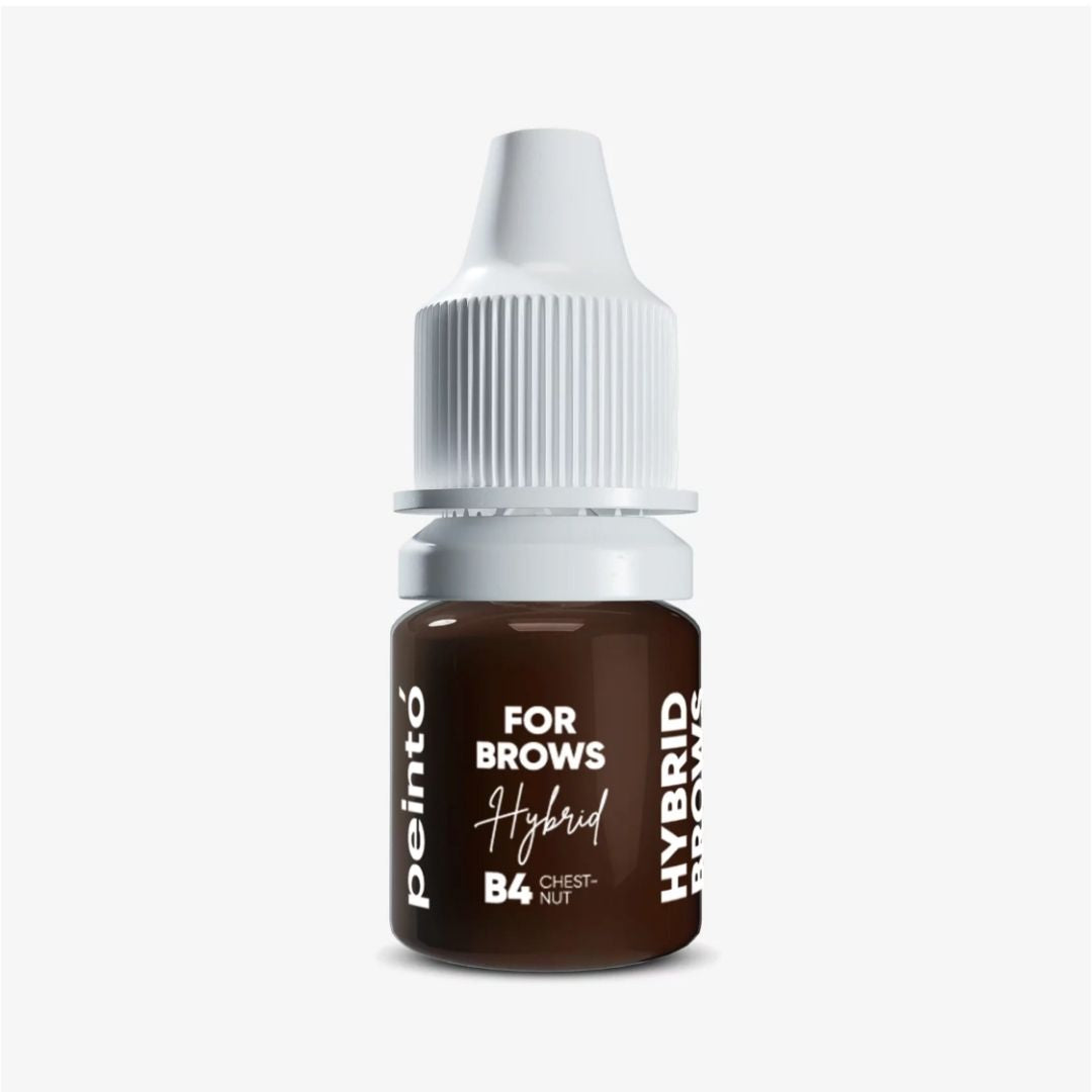 Flacone Peinto B4 Chestnut, pigmento ibrido PMU per sopracciglia.