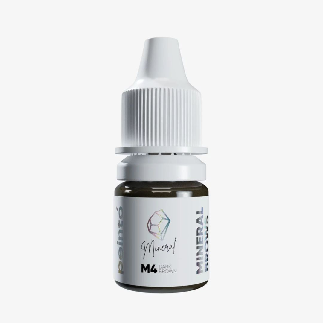 Peinto M4 Dark Brown – Mineralisches PMU-Augenbrauenpigment in warmem Braun