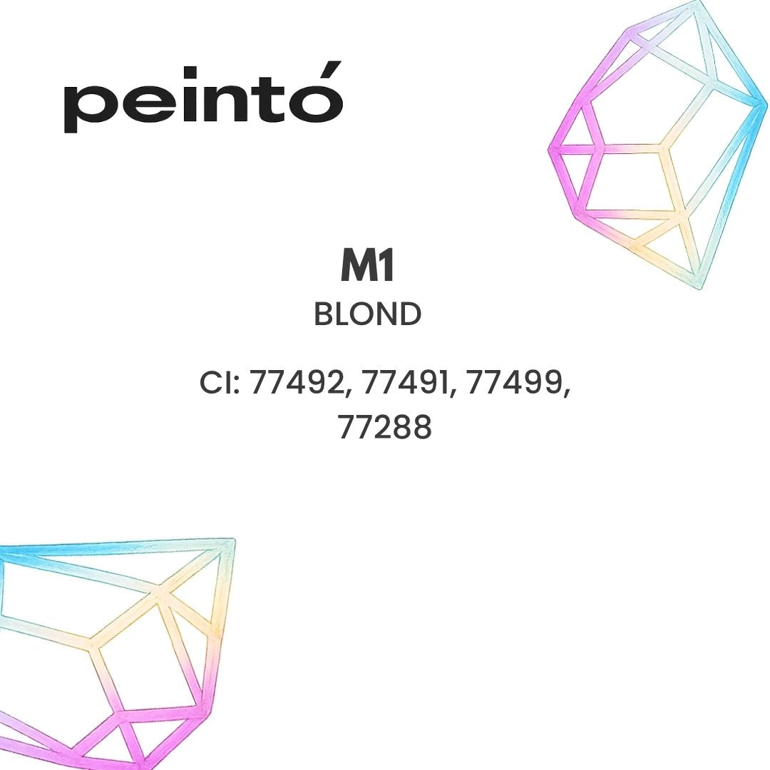 Color Index del pigmento Peintó M1 Blond per sopracciglia.
