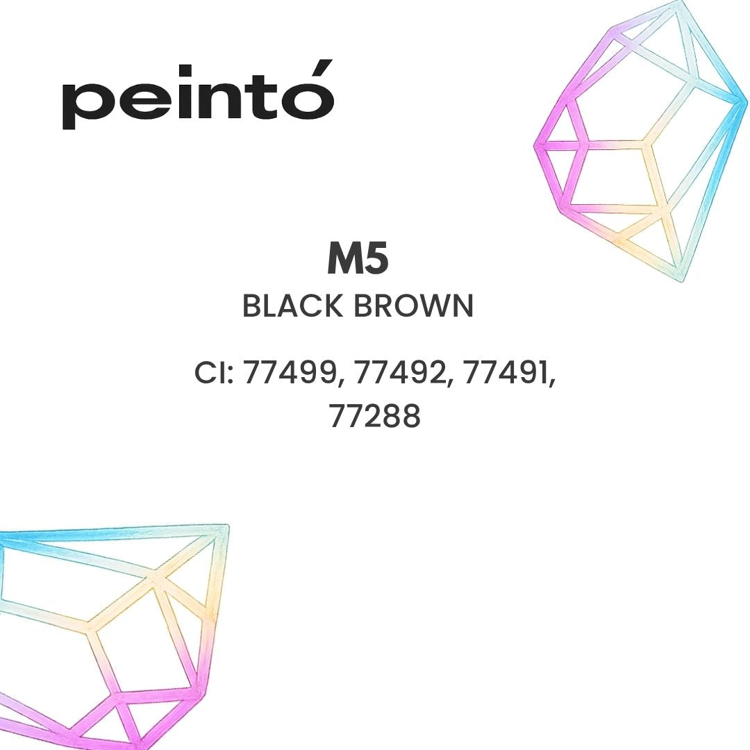 Color Index del pigmento Peintó M5 Black Brown.
