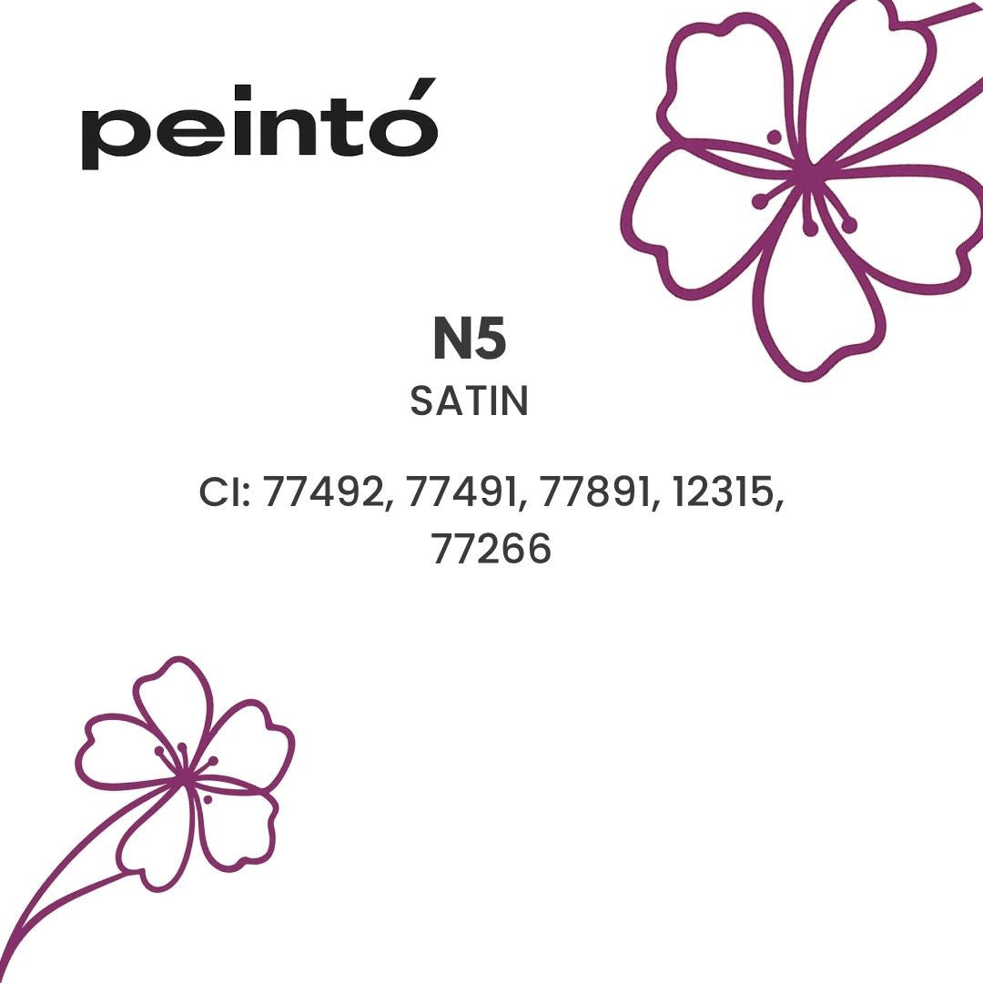Color Index del pigmento Peintó N5 Satin con codici CI.
