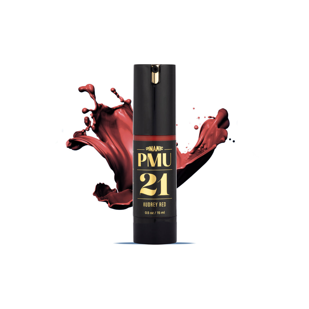 Dynamic 21 Audrey Red – Intensives rotes Lippen-PMU-Pigment