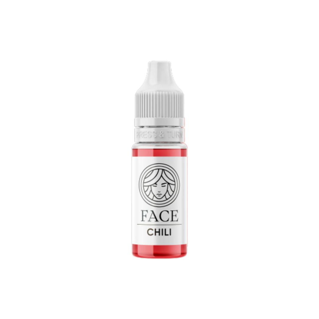 Pigmento PMU FACE Chili rosso caldo intenso per labbra trucco permanente